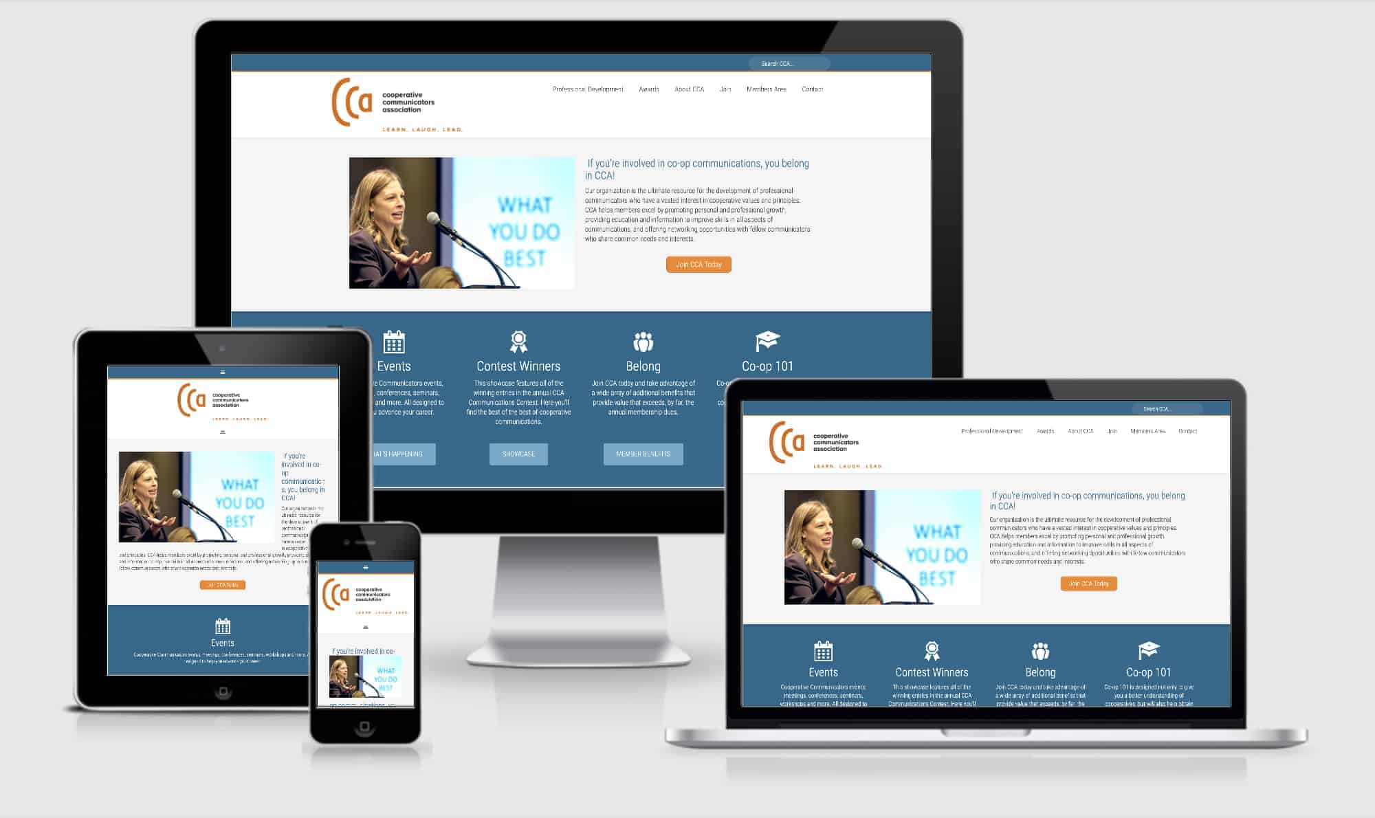 Cooperative Communicators Association Responsive Website